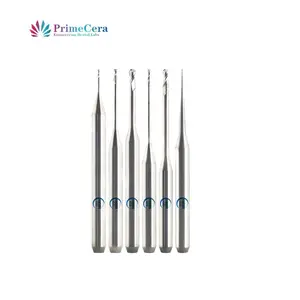 Glass Ceramics Pmma Denture Burs Of Dental Milling Machine For Cad Cam System