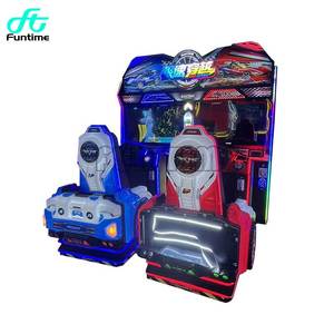 Máquina de Videojuegos de Carreras de Autos con Simulador de Conducción Operado con Monedas, Pantalla LCD de 43 Pulgadas, <span class=keywords><strong>Videojuego</strong></span> de Arcade - Product Image 1
