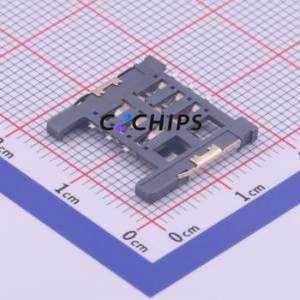 <b>SIM</b>-11A <b>SIM</b> <b>Card</b> Connector SMD Connector Plug-In Type <b>Card</b> <b>Holder</b> 1.8mm - Product Image 2