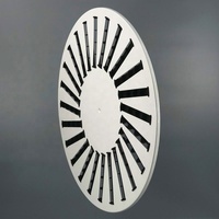 Diffuseur à jet hélicoïdal rond réglable lames d'air de plafond diffuseur (CD-SWTR 600/24 JE)