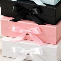 Boîte cadeau rose de luxe personnalisée avec fermeture magnétique, boîte d'emballage rigide en papier, boîte pour soins de la peau, parfums, cosmétiques, boîte de mariage