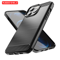Custodie telefoniche all'ingrosso prezzo di fabbrica per iPhone 13 Pro max custodie in silicone tpu in fibra di carbonio per iPhone 13