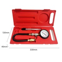 Kit de testeur de diagnostic de compression et de manomètre de culasse de moteur diesel et essence automobile