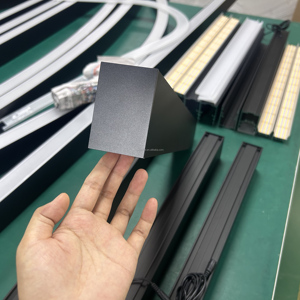 Lampadario rettangolare a LED personalizzato per case viventi 75*50mm luce a sospensione con telecomando a forma lunga - Product Image 5