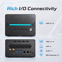 Mini PC Compacto para Juegos, Intel Core I5 I7 I9 RTX 5060 Ti, 16GB DDR5-5600, PCIe 4.0, SSD, WiFi 6E, para IA, Oficina y Estaciones de Trabajo