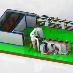 铝型材门片静电自动粉末涂层厂旋风缸回收系统