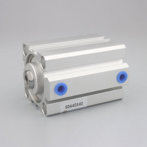 Sda40x40 <b>Slim</b> Cylinder 40mm Bore 40mm Stroke Pneumatic Actuator Industrial Automation Component - Product Image 1