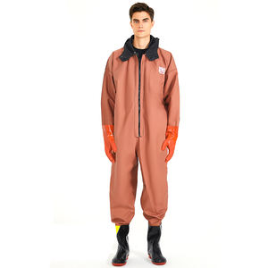 <span class=keywords><strong>Cuissardes</strong></span> de pêche en plein air en nylon PVC imperméable à l'eau Pantalon en tissu tricoté résistant à l'usure Lotus Chest Wader - Product Image 6