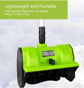 Pala quitanieves eléctrica inalámbrica sin escobillas <span class=keywords><strong>para</strong></span> mujeres, con batería de 21 V, herramienta ligera <span class=keywords><strong>para</strong></span> quitar nieve en entradas de vehículos, patios y caminos. - Product Image 4