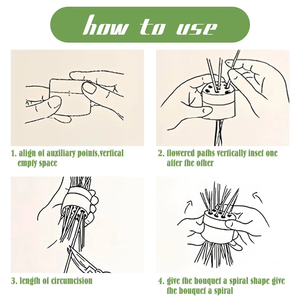 Porta stelo chioma a spirale Ikebana supporto per stelo fiore robusto supporto per Bouquet - Product Image 6