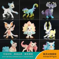Vente en gros de figurines d'animaux en PVC solide, modèles de statues d'elfes et de licornes mythologiques, jouets