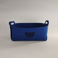 Panier de rangement en feutre polyester écologique et inodore pour jouets de crèche, bac à linge et emballage de colis e-commerce
