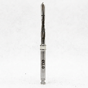 Juego de instrumental de brocas rectas de 2.0mm para cirugía de implantes dentales, irrigación externa manual, implantología de acero inoxidable, modelo más largo - Product Image 1