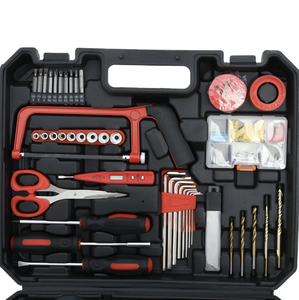 125 Uds., venta al por mayor, juego de herramientas de mano inalámbricas con batería de iones de litio, juego completo de herramientas, Caja Profesional con Taladro Inalámbrico - Product Image 3