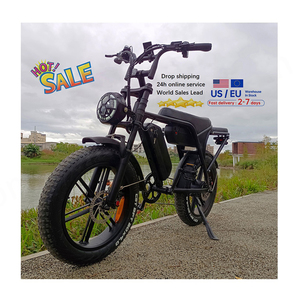 VOMO-Vélo électrique C80 Max double siège, vélo électrique vintage, à double batterie, avec moteur arrière et moyeu électrique V8, entrepôt européen - Product Image 4