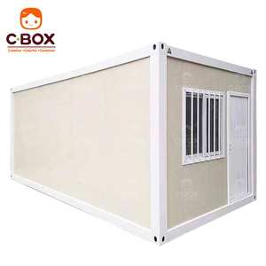 Cbox Personnalisable, Maison Conteneur Préfabriquée Modulaire à Panneaux Sandwich, Facile à Assembler, pour École, Atelier, Hôpital, Dortoir, en Kit Plat - Product Image 1