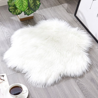 Tapis de luxe doux en fausse laine, antidérapant, pour chaise et canapé, en polyester, pour salon, vente en gros d'usine