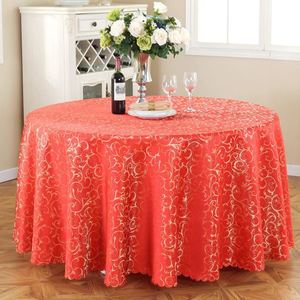European Elegant Fashion Table Cloth Round Shape Wedding <b>Tablecloths</b> - Product Image 5