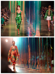 Pellicola in PVC dicroico laminante in vinile colorato in tessuto iridescente per abbigliamento e giacca - Product Image 6