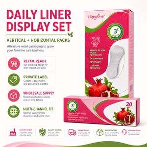 Serviettes hygiéniques jetables en coton biologique certifiées CE HALAL, protège-slips super absorbants avec ailettes pour usage quotidien féminin - Product Image 3