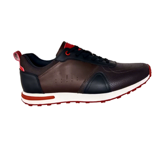 Chaussures de randonnée décontractées pour hommes Esing, semelle extérieure en caoutchouc + PU, tige en super fibre + PU, semelle épaisse, résistantes à l'usure, amortissantes - Product Image 2