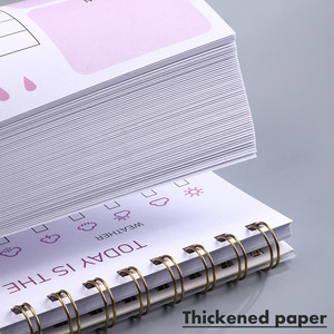Cuaderno de espiral de planificación diaria A5 personalizado, nota adhesiva de PP, horario <span class=keywords><strong>diario</strong></span> de gestión del tiempo, Manual de eficiencia para mejorar - Product Image 4