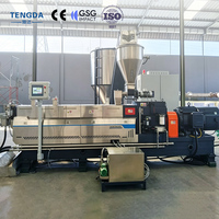 Machine de granulation de PVC, machine de fabrication de granulés de plastique Caco3, machine à double vis pour granulés de PVC