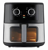 Anbolife Nouvelle friteuse à air numérique 8L avec revêtement antiadhésif, économie d'énergie et arrêt automatique pour usage hôtelier et domestique