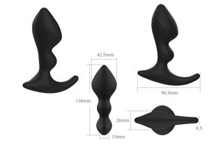 Vente en gros de masseur de prostate Carl en silicone Produit de <span class=keywords><strong>plaisir</strong></span> pour adultes pour femmes gays et couples Plug anal personnel Sex Toys - Product Image 5