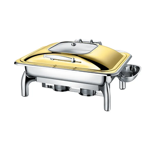 เครื่องอุ่นอาหารสแตนเลสแบบม้วนด้านบนสำหรับบุฟเฟ่ต์อุปกรณ์ให้ความร้อนด้วยเชื้อเพลิง - Product Image 1