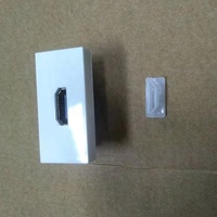 22.5X45MM Altın Kaplama Akıllı PC Modülü Telekom Parçaları Düz ​​Tip Vidasız Ön Panel Konektörü
