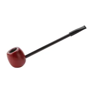 Wooden Pipe Erliao In Stock Handmade Small Wood Smoking Pipe Wholesale Mini Portable Wooden Tobacco Pipe For Smoking