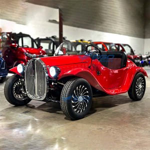 Cute Red Open Top <b>Mini</b> Vintage Electric Car Dual Use For Adults And Children Energy Efficient Operation - Product Image 1