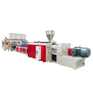 WPC Cabinet Board PVC+ Wood Veneer Extrusion Line for Home House Foam furniture production