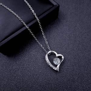 Collier Cœur Amour Éternel Classique en Zircon Aaa, Bijou en Acier Inoxydable, Magnifique Collier en Acier Inoxydable pour Maman - Product Image 5