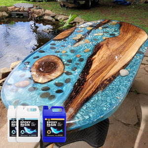 Nhà Sản Xuất Bán Buôn Nhựa Epoxy Sâu Đổ Độ Nét Cao Rõ Ràng Thấm Sông Bảng Nhựa Keo - Product Image 5