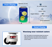 Réfrigérateur personnalisé avec écran LED intelligent, affichage numérique, réfrigérateur avec écran LED, publicité intérieure et extérieure, boîtes avec écran