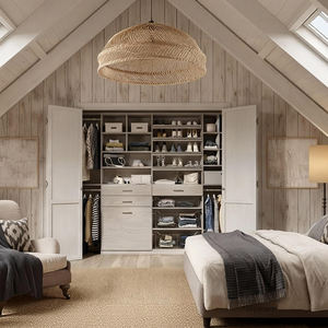 BALOM Armoire sur mesure moderne haut de gamme pour chambre à coucher, meuble de rangement modulaire en bois, placards et armoires intégrés - Product Image 5