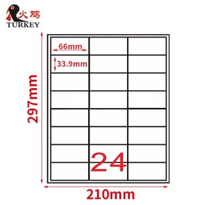Nhãn Dán Tương Thích A4 Giấy Nhãn A4 Kích Thước Nhỏ 66Mm * 33.9Mm Nhãn Tự Dính - Product Image 1