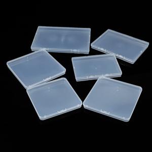 Caja de almacenamiento rectangular transparente de Pp con tapa, organizador de oficina a prueba de polvo para documentos, contenedor de almacenamiento de tarjetas de visita - Product Image 5