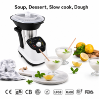 Robot culinaire multifonction portable et machine de cuisson électrique pour la maison, avec fonctions de hachage, de mélange et de découpe