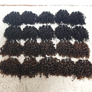 Letsfly Promoción de $5.1, Cabello Humano Virgen 11A, Mezcla Marrón, 8 Pulgadas, Rizado Profundo, Paquetes de Cabello Humano 100% Natural, 50 Gramos - Product Image 3