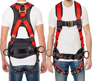 สายรัดด้านหลัง5จุดบุนวมป้องกันการตกตัวเต็มรูปแบบสายรัดเพื่อความปลอดภัย - Product Image 4