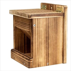 Nid d'oiseau en bois <span class=keywords><strong>unique</strong></span> fait à la main en plein air maison décorative nichoir/mangeoire pour les propriétaires d'animaux domestiques - Product Image 6