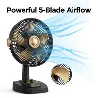 Ventilateur de circulation d'air mécanique oscillant électrique de 6,9 pouces FT-30-9T22 pour usage commercial, moteur AC à faible bruit