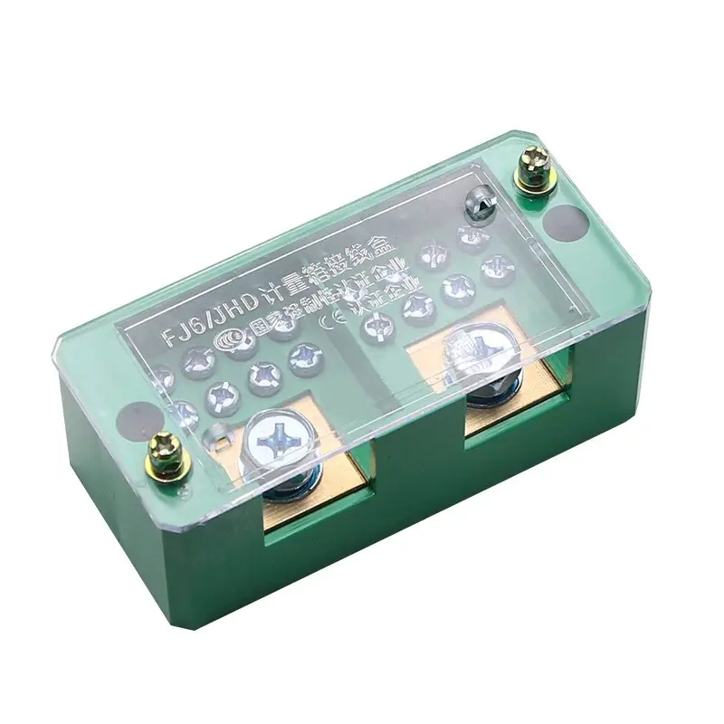 FJ6/JHD Junction Box 2-IN Multiple-OUT Electric Meter Wire Connector 3-IN Splitter Terminal Block 4-IN Distribution Box