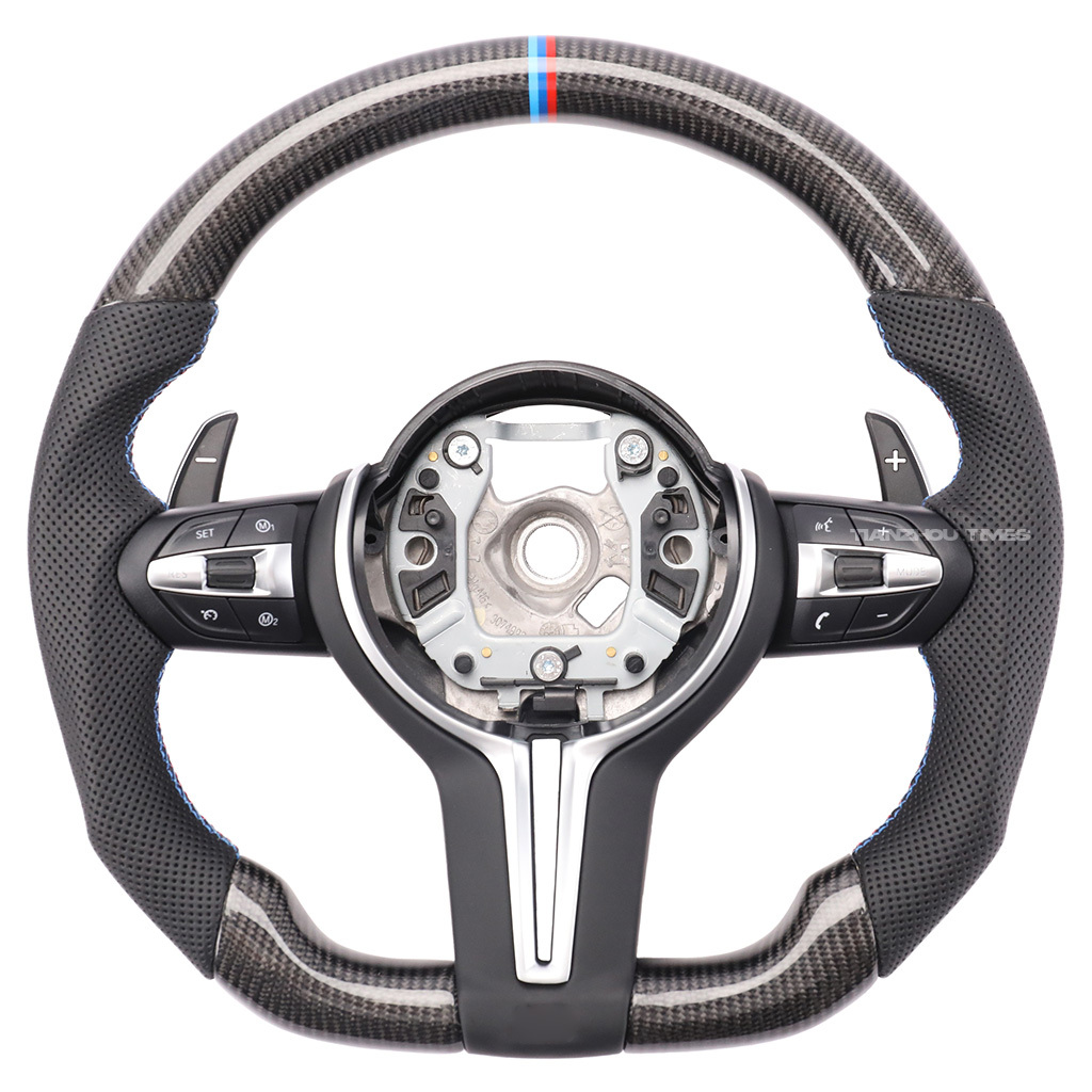 Carbon Fiber + Leather Carbon Trim