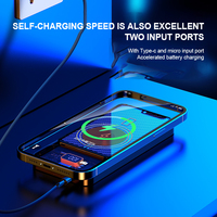 2023 nouveaux produits banque de puissance transparente 10000mAh charge powerbank sans fil magnétique pour iphone 14