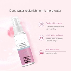 Etiqueta Privada 100% puro y natural Rosa agua niebla cara para el cuidado de la piel - Product Image 4