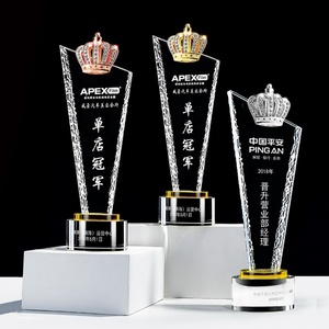 K9 Diamond Crystal Award <b>Cup</b> <b>Trophy</b> Custom Made - Product Image 1